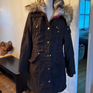Madison Expedition size medium winter coat. Dark olive green/brown